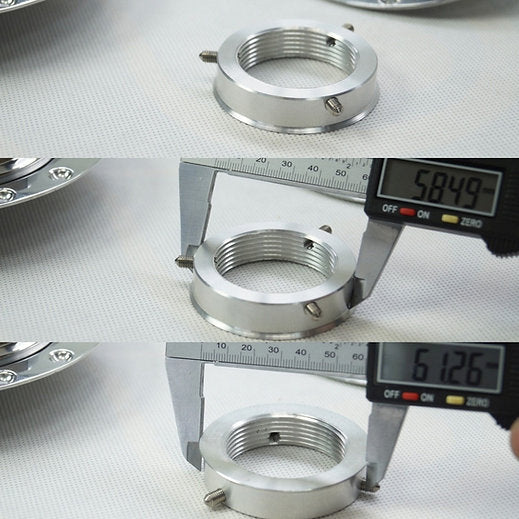 MG Hex Nut Conversion Kit – CNC Machine Finish (BBS RM Fitment)