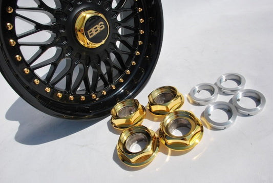 MG Hexagonal Nut – Gold Finish Edition (BBS RC 090 / BMW Style 5)