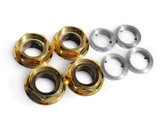 MG Hexagonal Nut – Gold Finish Edition (BBS RC 090 / BMW Style 5)