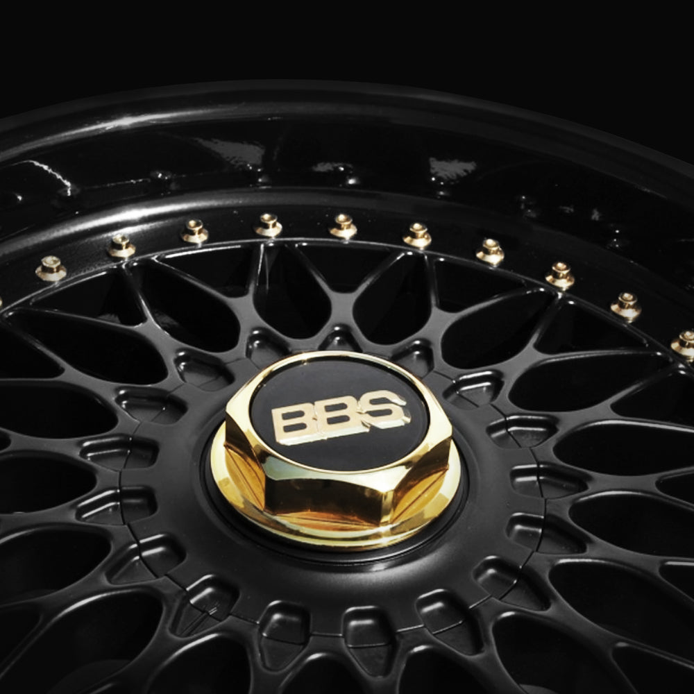 MG Hex Nut Luxury – Gold Plated (Fits BBS RS, RSII, RC)
