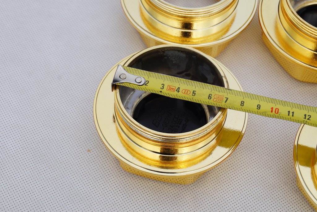 MG Hex Nut Luxury – Gold Plated (Fits BBS RS, RSII, RC)