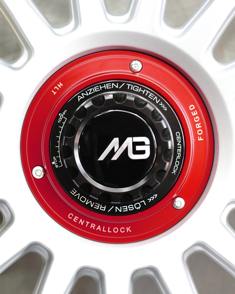 MG-line Centerlock Look Kit installed on an aftermarket wheel