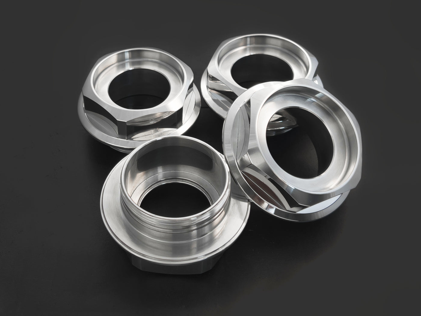 MG Hexagonal Nut Mirror Polished – BBS RC 041 / BMW Style 29 (PA6)