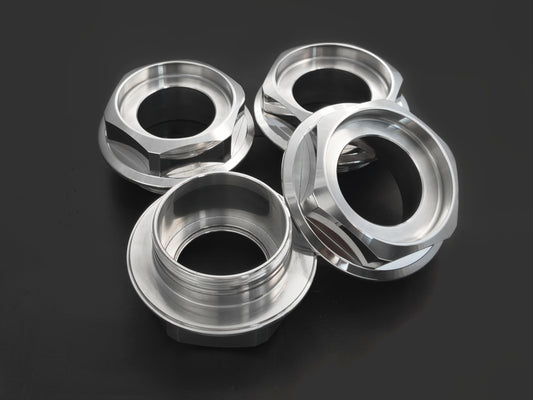 MG Hex Nut Exclusive – Mirror Polished & Custom Finish (Fits BBS RS, RSII, RC)