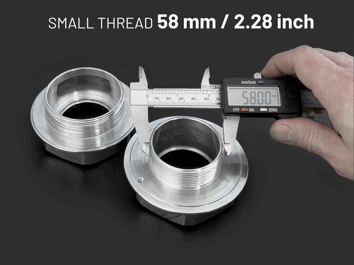 MG Hex Nut – CNC Machine Finish (Fits BBS RS, RSII, RC)