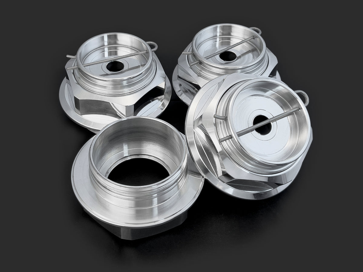 MG Hexagonal Nut V2 Mirror Polished – BBS RC 041 / Style 29 (Flush Kit)