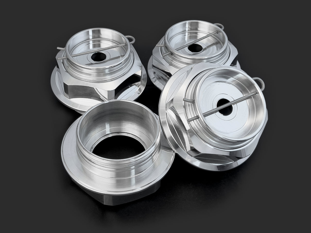 MG Hex Nut Kit V2– Mirror Polished (Fits BBS RS, RSII, RC)