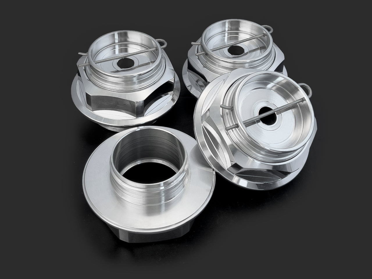 MG Hex Nut Kit V2– Mirror Polished (Fits BBS RS, RSII, RC)